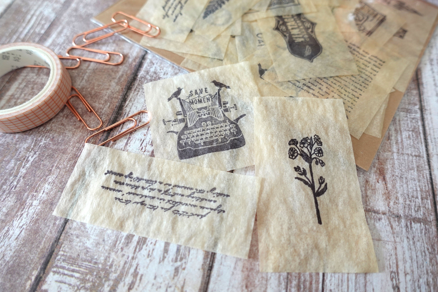 Tea-Dyed Paper Collection