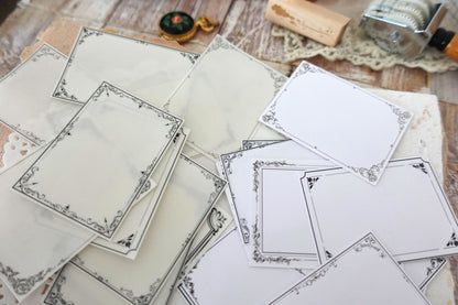 12 pieces Vintage Frames Ephemera Stickers