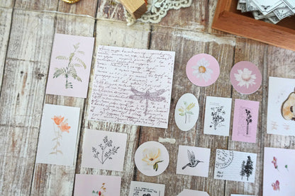 22 pieces Vintage Ephemera Stickers